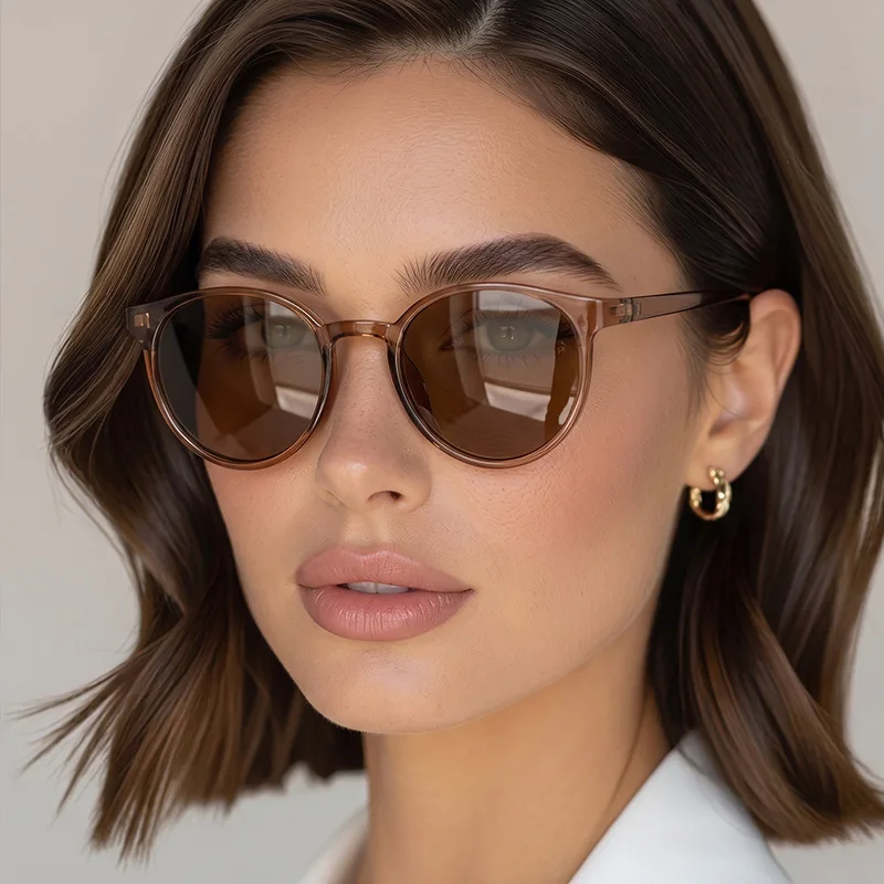 Sunglasses Uv400 - Kacamata Hitam Retro Bingkai Kecil Terbaru,