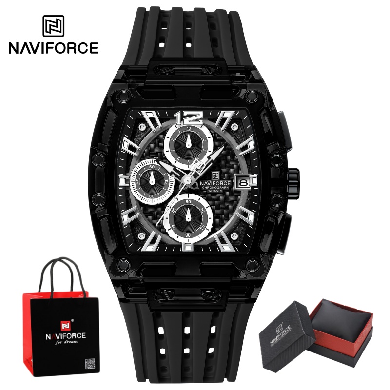 Luxury Watch Men - Jam Tangan Pria NAVIFORCE 5ATM Tahan