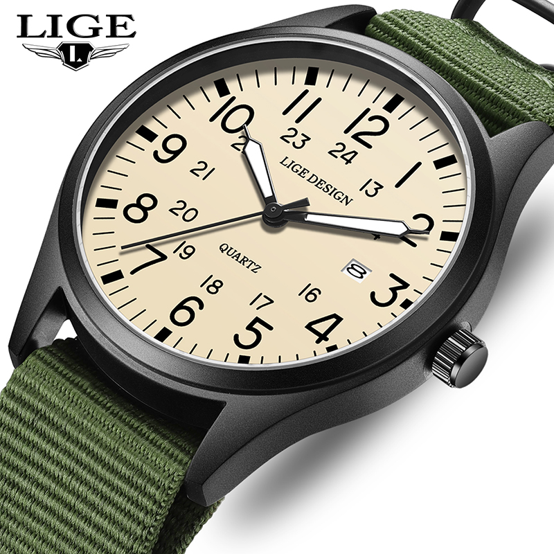 Luxury Watch Men - LIGE 2026 Jam Tangan Quartz Terbaru,