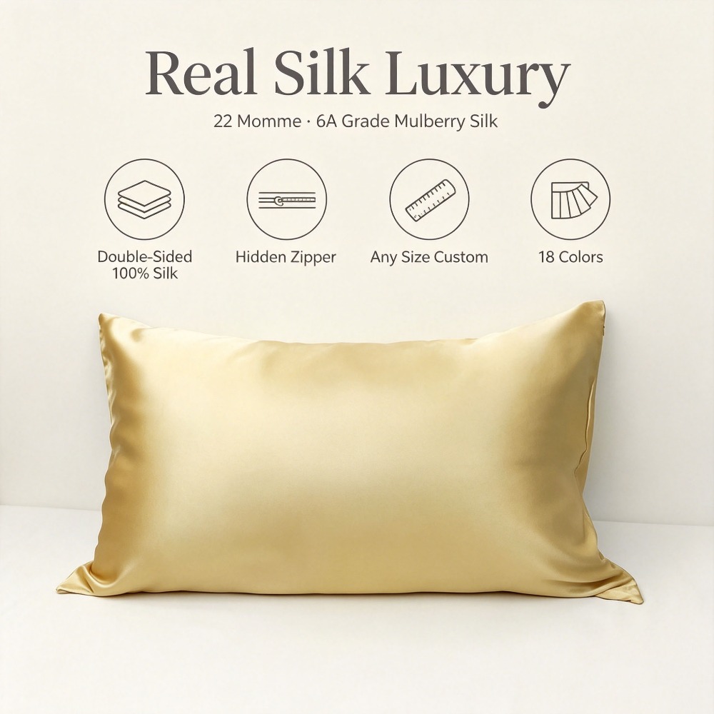 Sarung Bantal Sutra Mulberry 2 - Silk Pillowcase ulasan dan harga