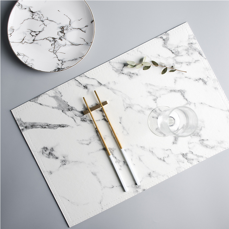 Alas Peralatan Makan Berbahan  - Marble Coaster Set ulasan dan harga
