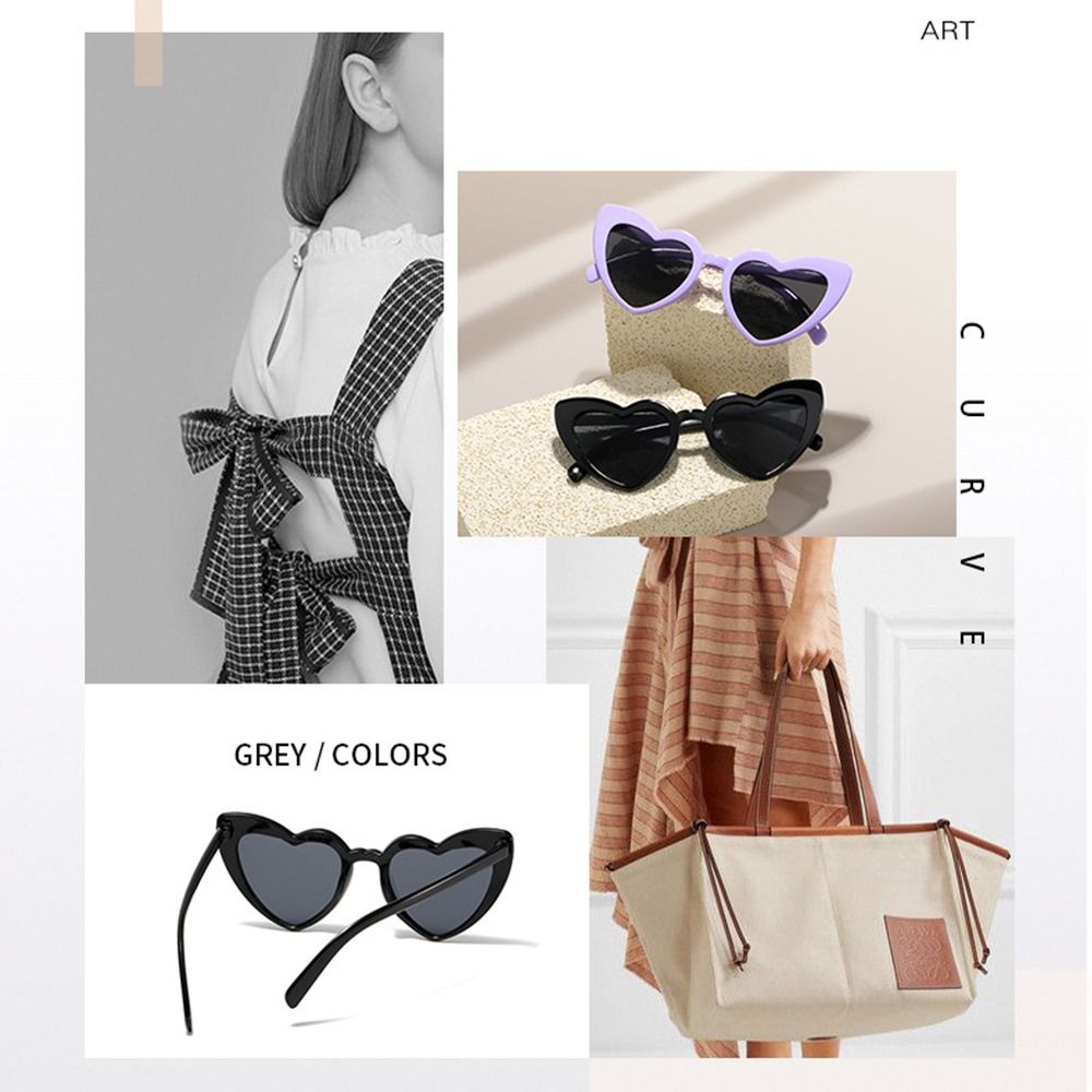 Kacamata Hitam Bentuk Hati Ant - Sunglasses Uv400 ulasan dan harga