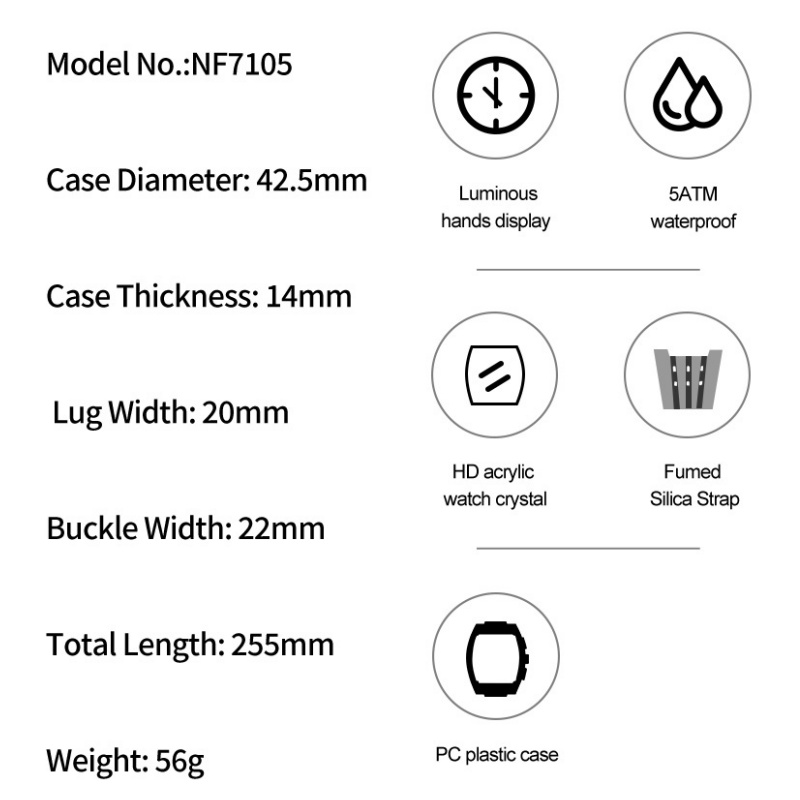 Jam Tangan Pria NAVIFORCE 5ATM - Luxury Watch Men ulasan dan harga
