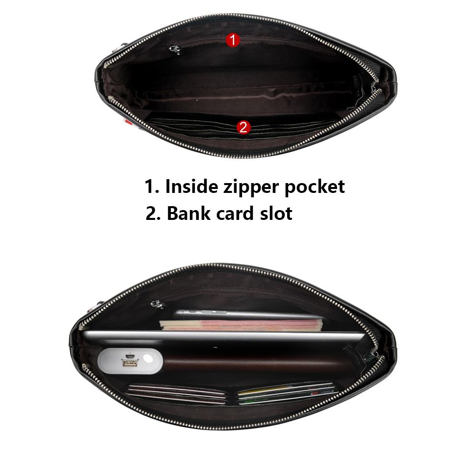 Dompet Pria Bisnis Merek Mewah - Leather Wallet Men ulasan dan harga