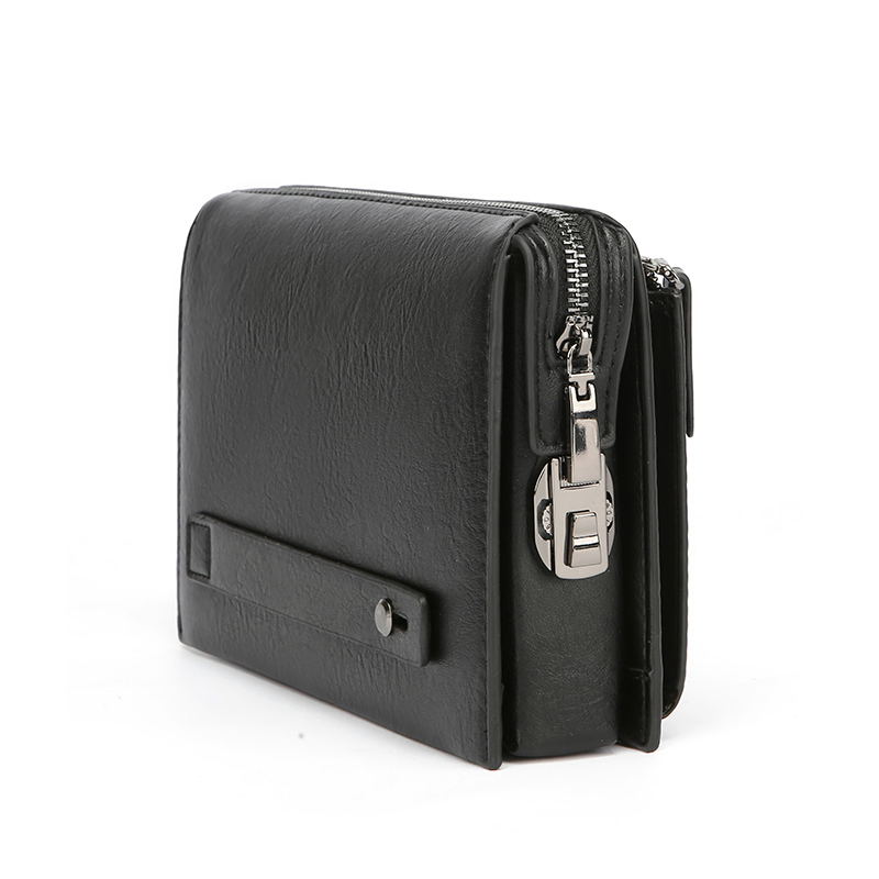 Tas Genggam Anti Maling dengan - Leather Wallet Men ulasan dan harga