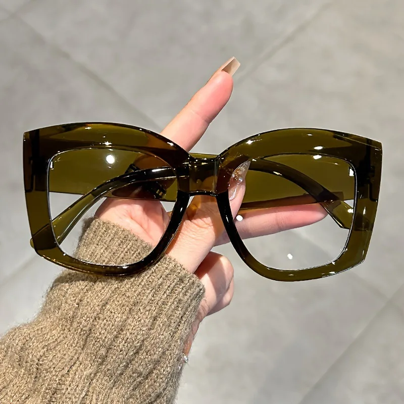 Kacamata Persegi yang Modis da - Sunglasses Uv400 ulasan dan harga