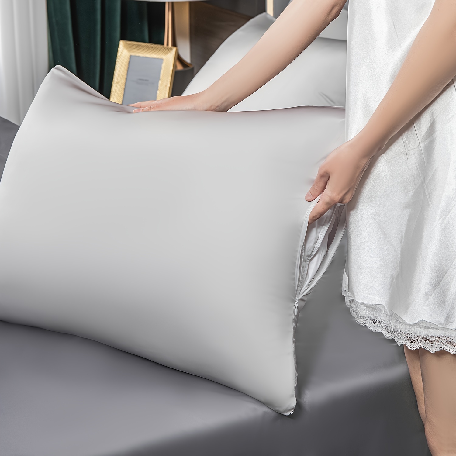 2 buah sarung bantal sutra mur - Silk Pillowcase ulasan dan harga