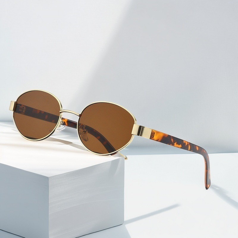 Kacamata Hitam Oval Vintage Ba - Designer Sunglasses ulasan dan harga
