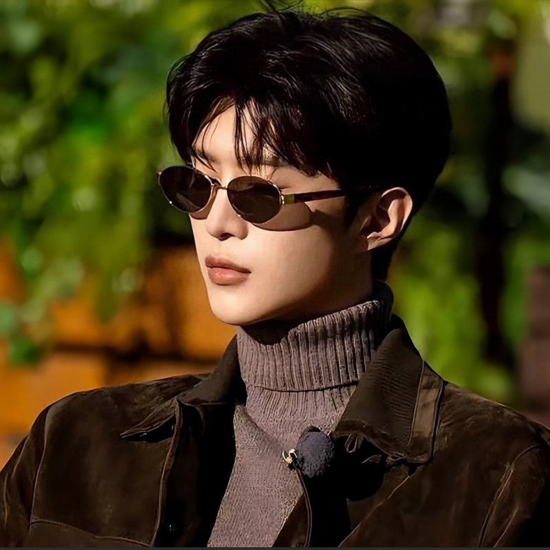 Kacamata Hitam Oval Vintage Ba - Designer Sunglasses ulasan dan harga