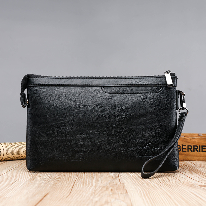 Tas Clutch Pria Desain Merek P - Leather Wallet Men ulasan dan harga