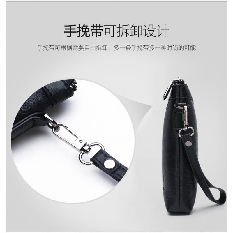 Tas Clutch Pria Desain Merek P - Leather Wallet Men ulasan dan harga