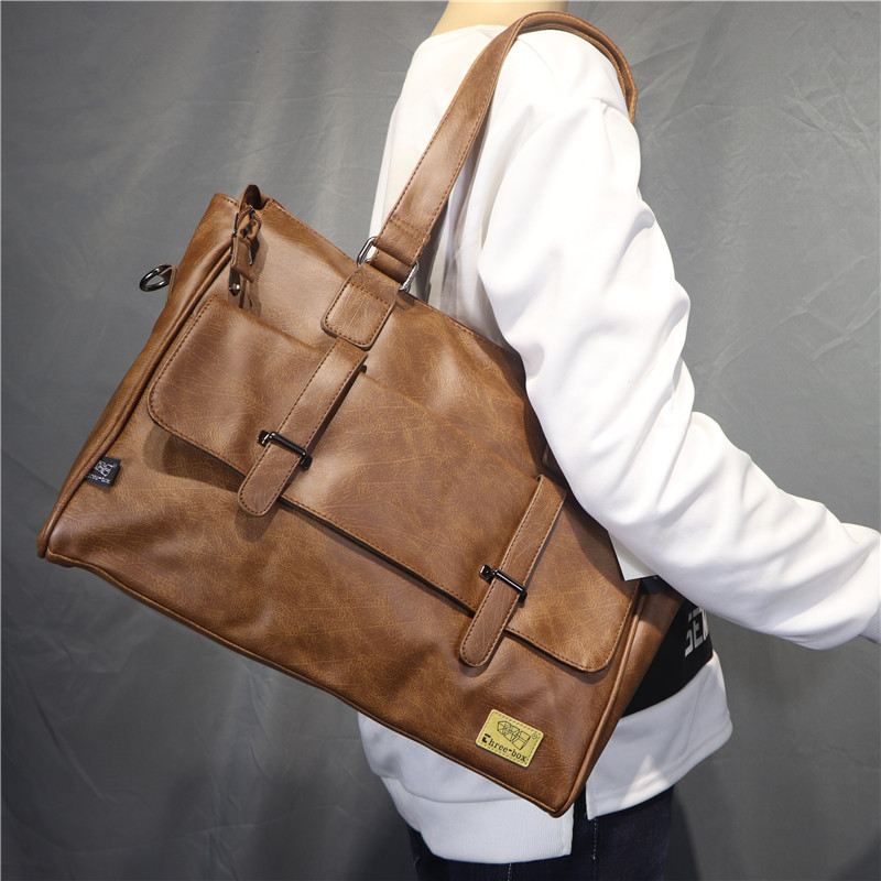 Tas Bahu Kulit Perancang Busan - Leather Briefcase ulasan dan harga