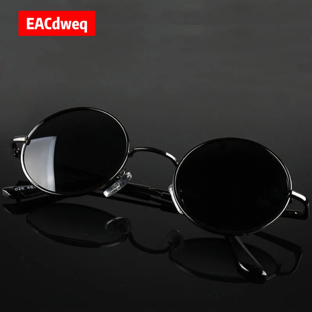 Kacamata Hitam Bulat Retro Vin - Sunglasses Uv400 ulasan dan harga
