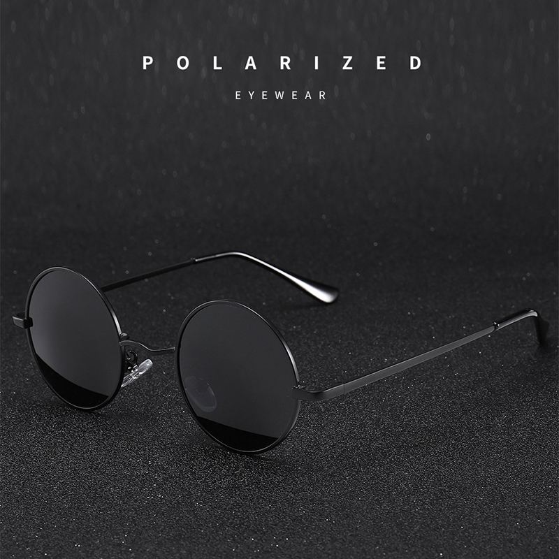 Kacamata Hitam Bulat Retro Vin - Sunglasses Uv400 ulasan dan harga